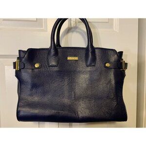 Joy‎ Mangano Leather Purse Blue